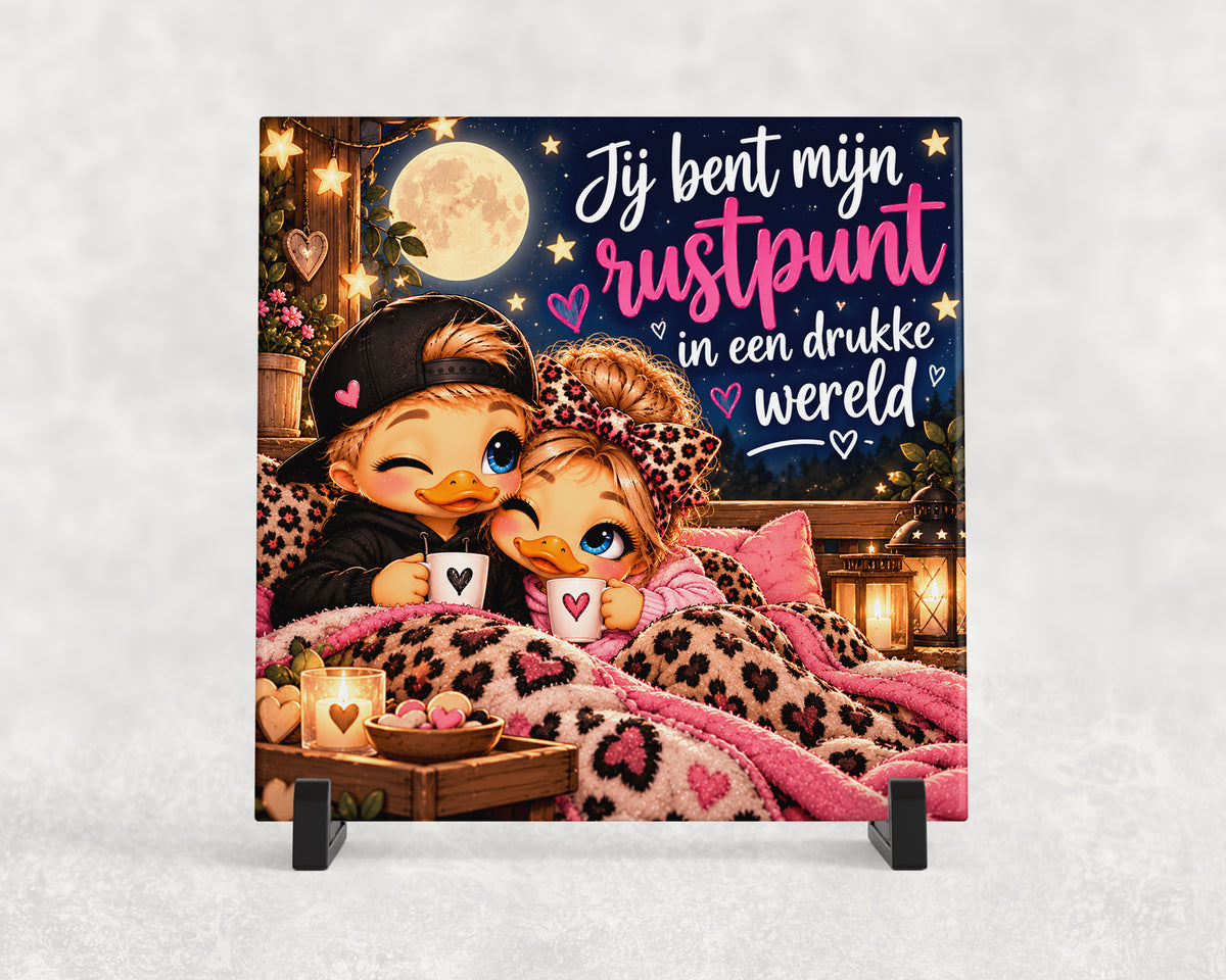 Tegeltje | Jij bent mijn rustpunt in een drukke wereld