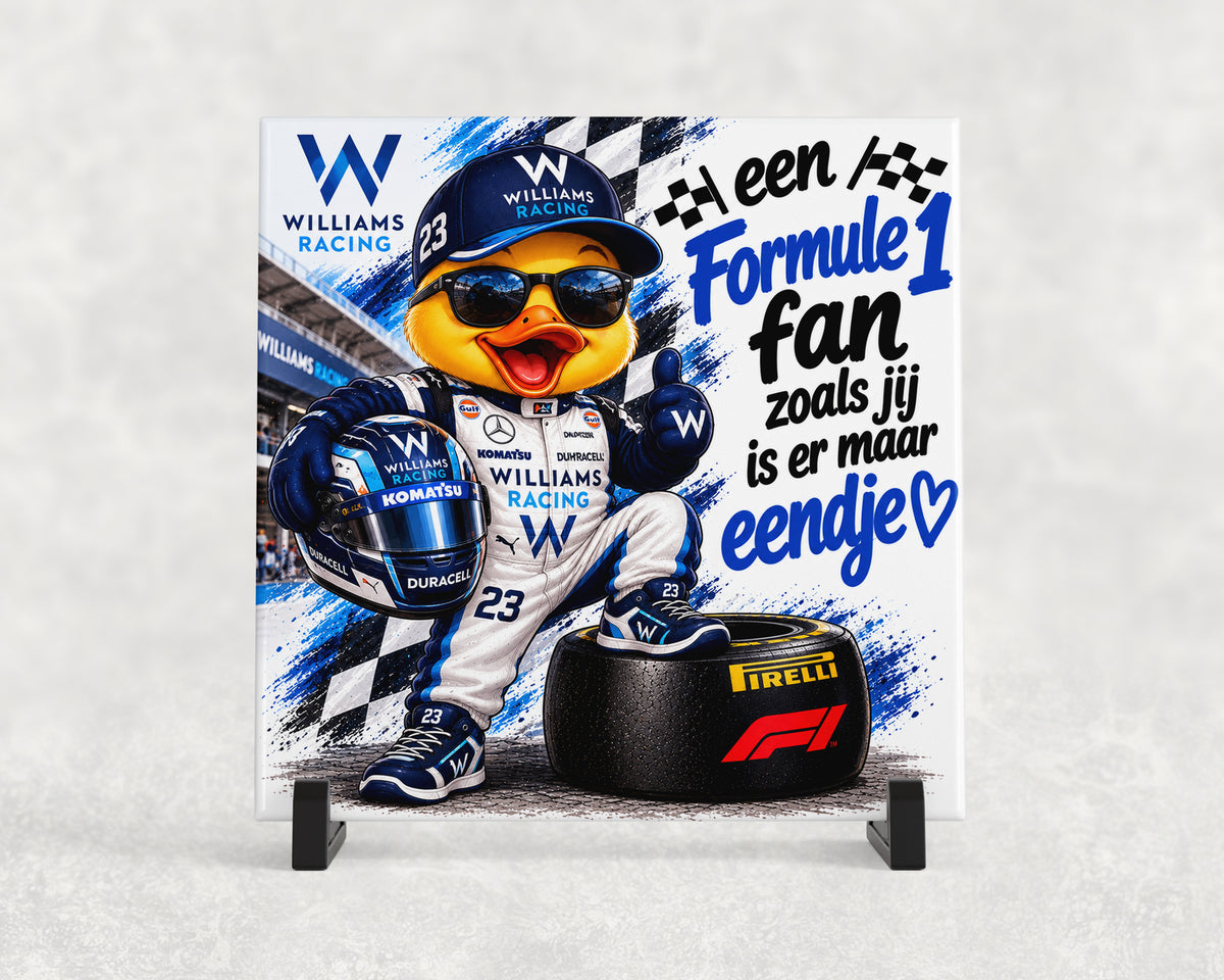 Tegeltje | Formule 1 fan – Williams Racing