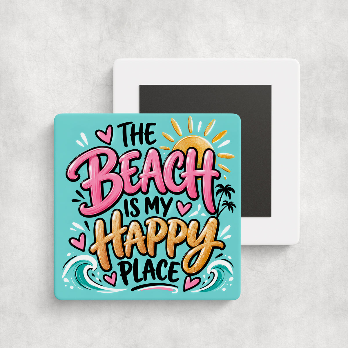 Tegelmagneet | The Beach Is My Happy Place