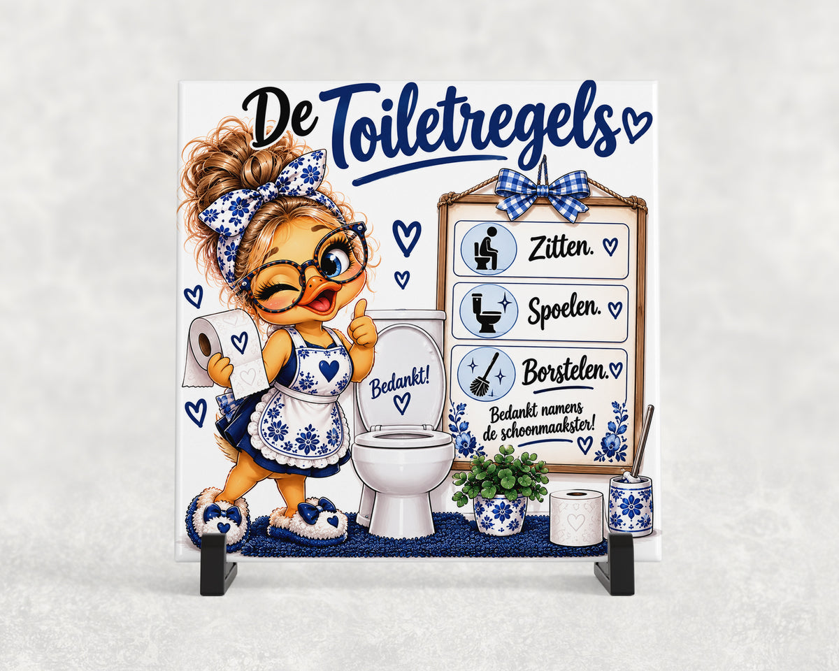 Tegeltje | De Toiletregels