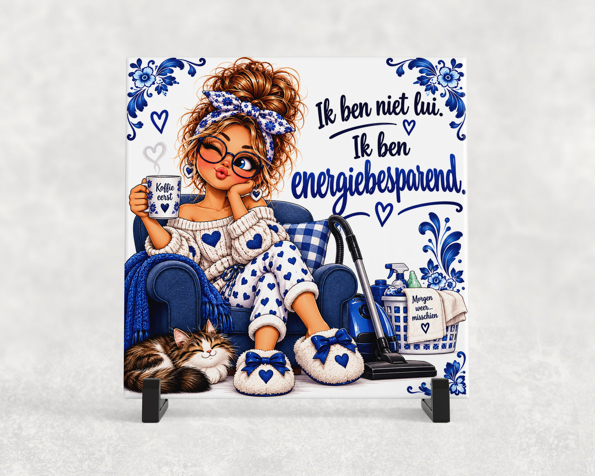 Tegeltje | Ik ben energiebesparend