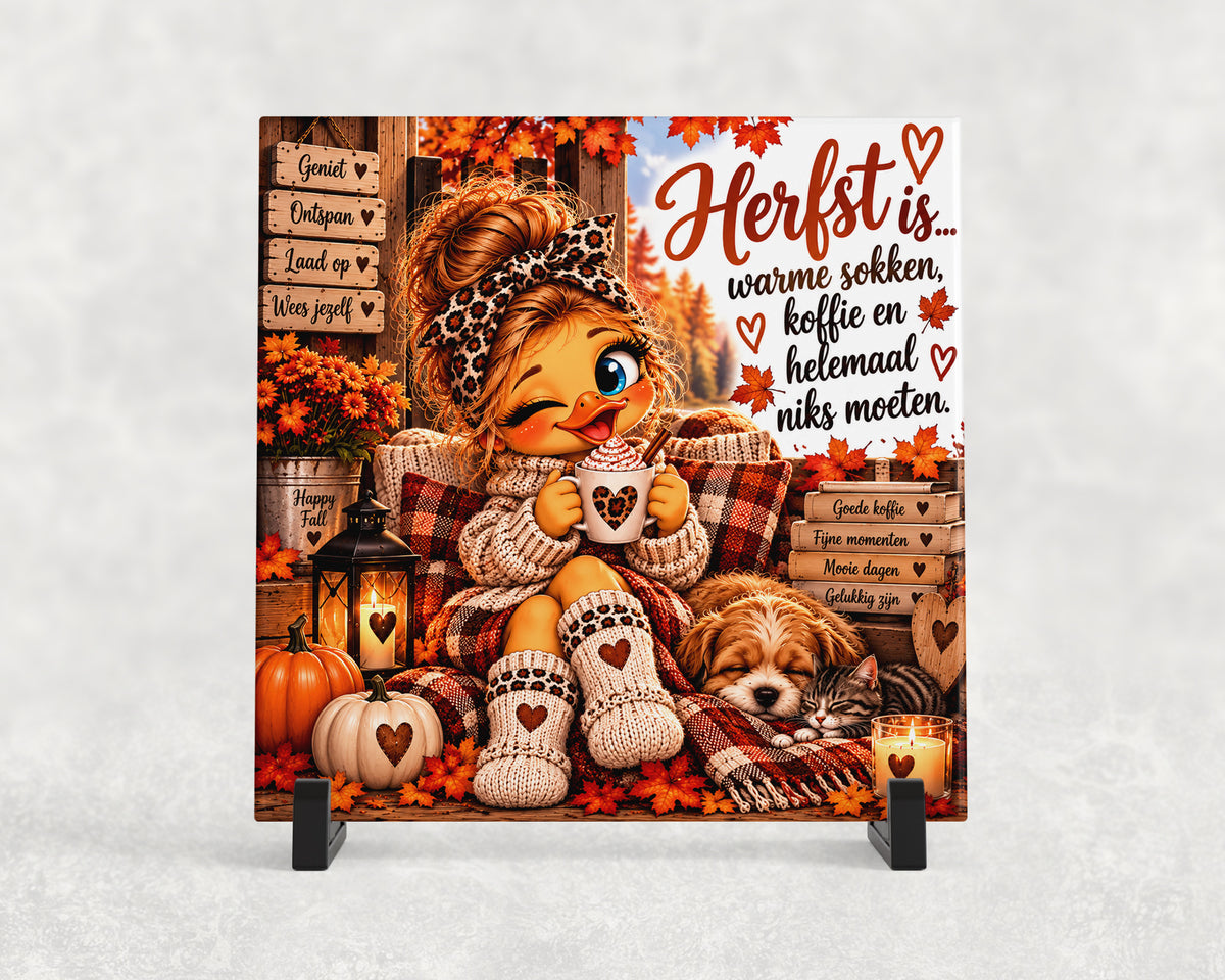 Tegeltje | Herfst is…