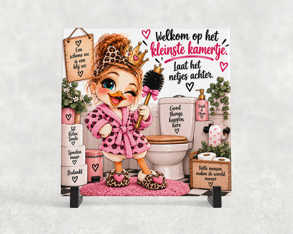 Tegeltje | Welkom op het kleinste kamertje