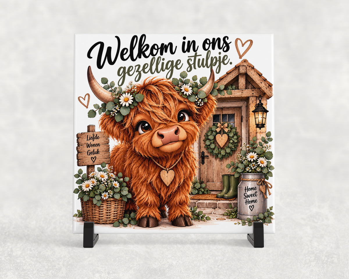 Tegeltje | Welkom in ons gezellige stulpje