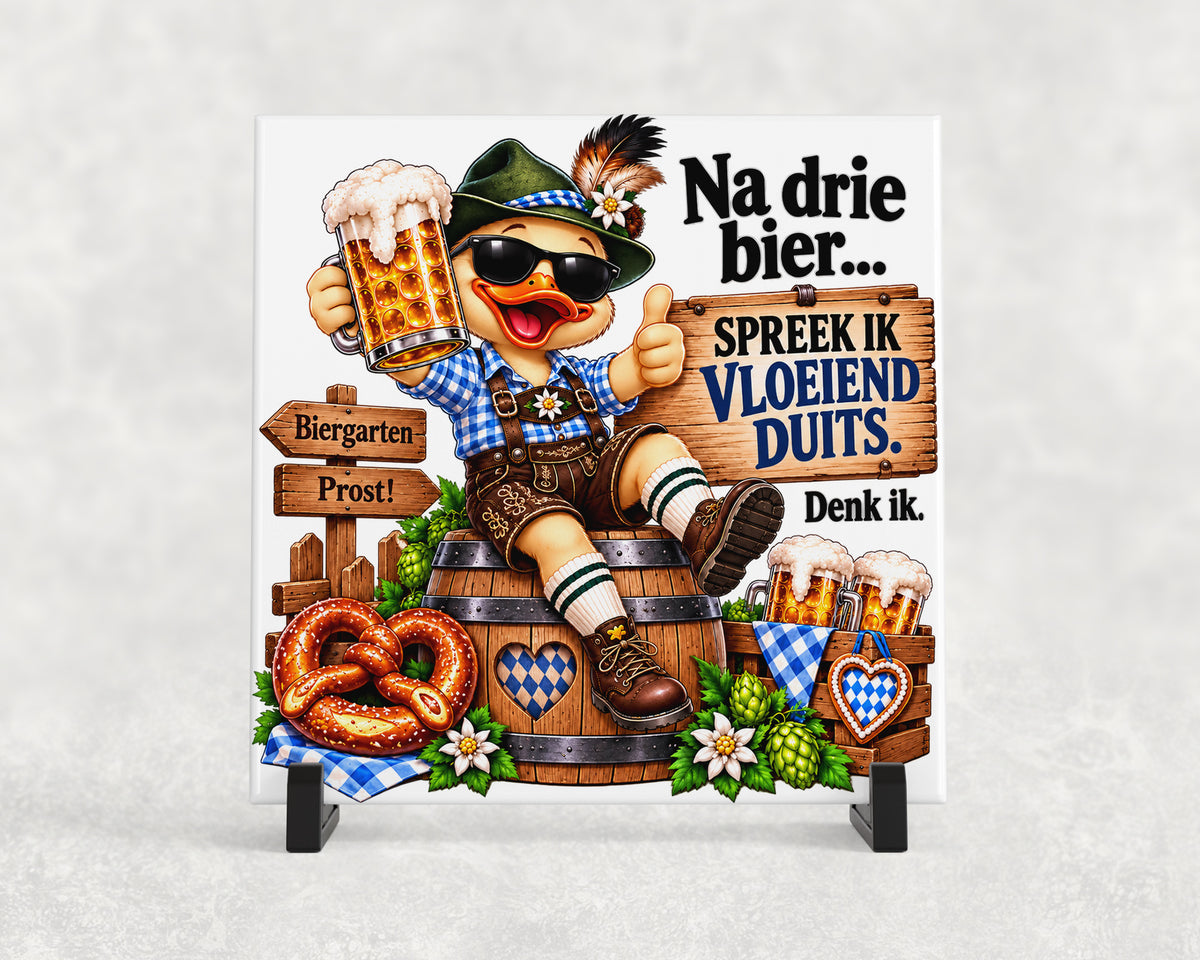 Tegeltje | Oktoberfest – Na drie bier spreek ik vloeiend Duits