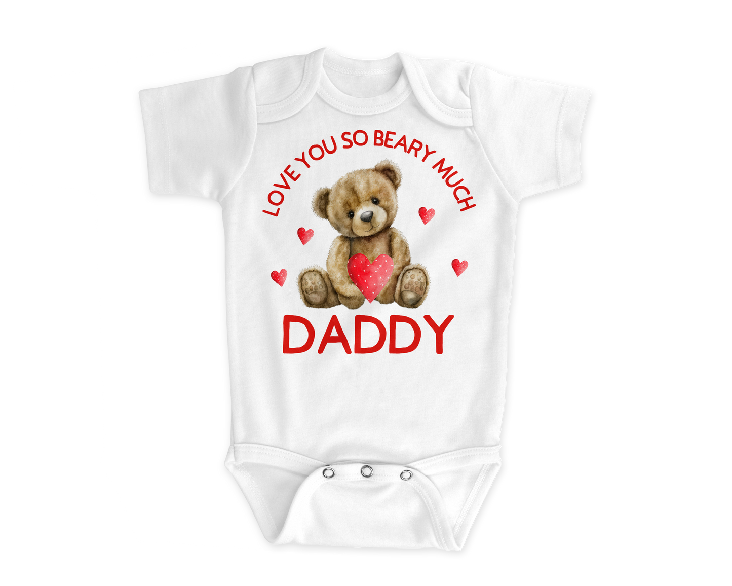 Romper love you so bearly much daddy