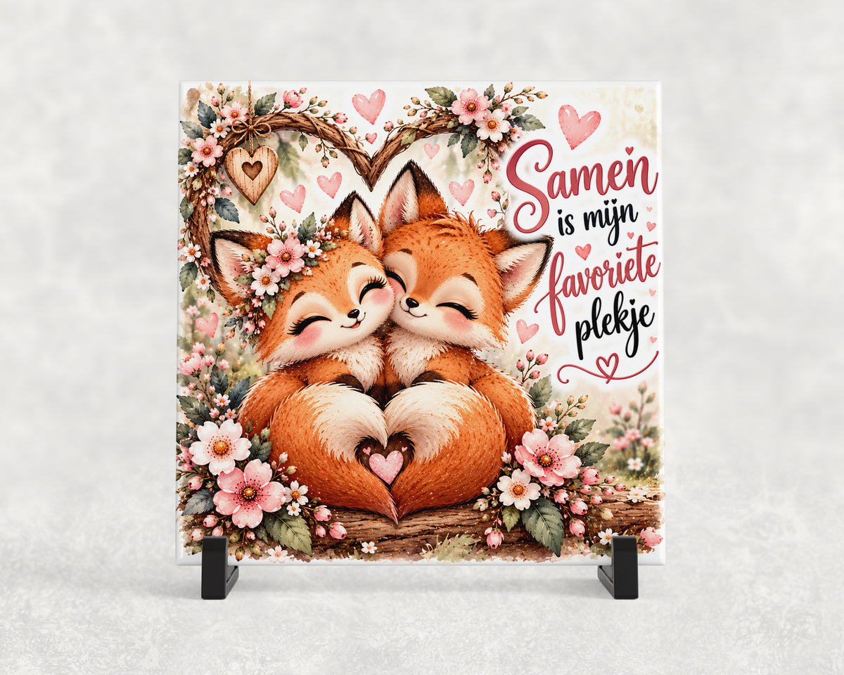 Tegeltje | Samen is mijn favoriete plekje