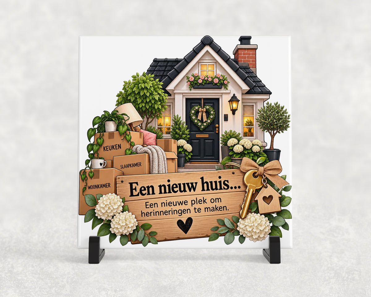 Tegeltje | Een nieuw huis – Nieuwe herinneringen