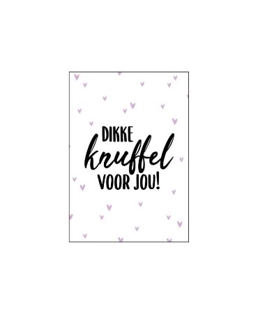Cadeaukaart - Dikke knuffel voor jou - 74x105mm