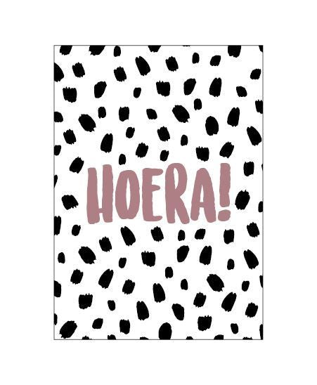 Wenskaart | Hoera Dots