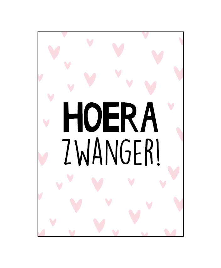 Wenskaart | Hoera Zwanger!