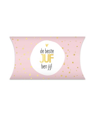 Gondeldoosje - De beste juf ben jij! (19x3x11cm)