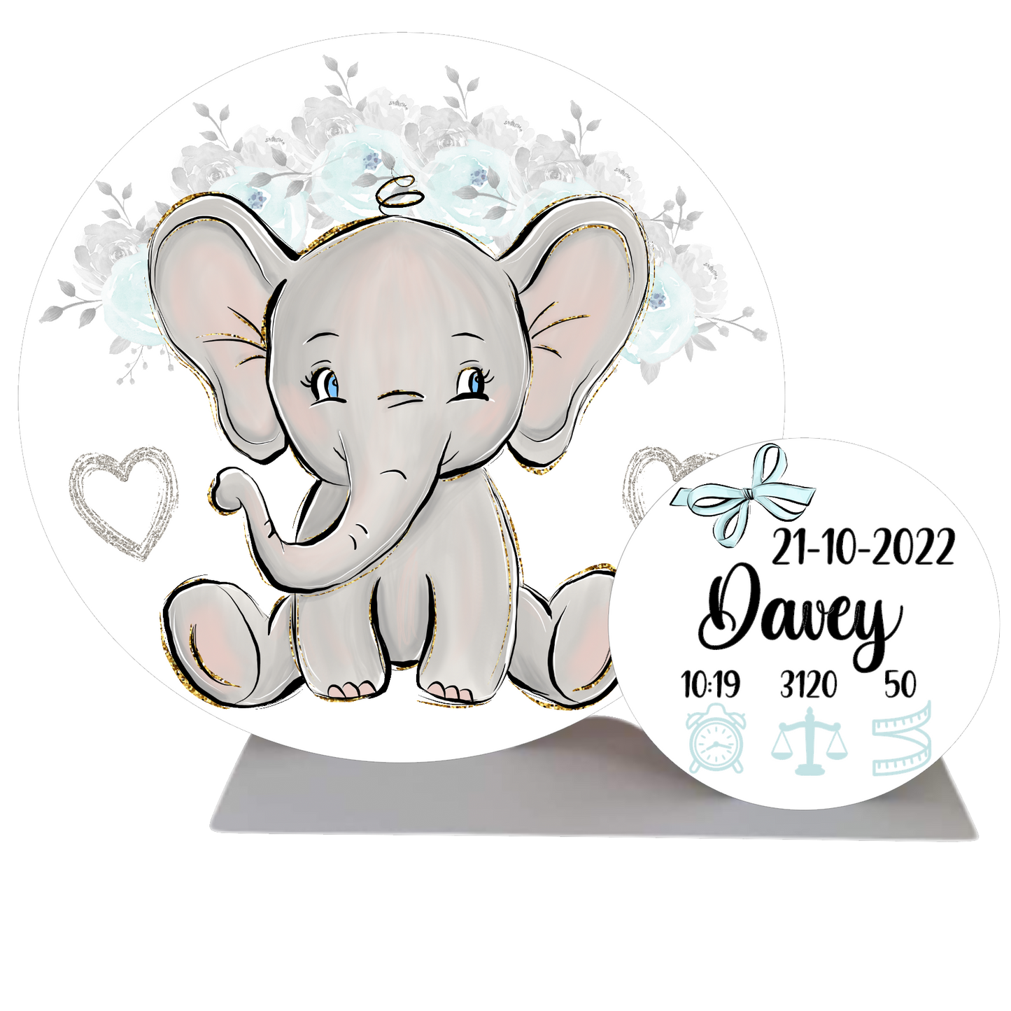 Geboorte standaard | Olifantje jongen