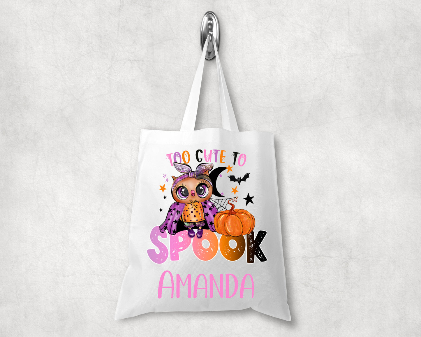 Sint Maarten tas met naam | Cute to spook