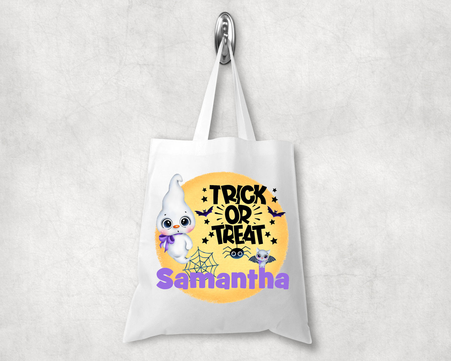 Sint Maarten tas met naam | Spookje meisje