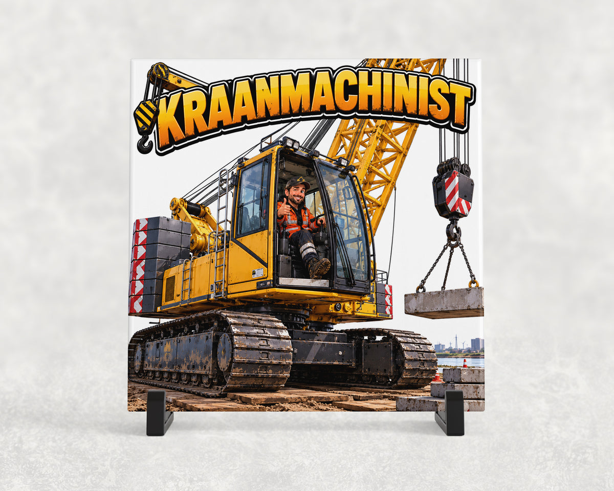 Tegeltje | Kraanmachinist