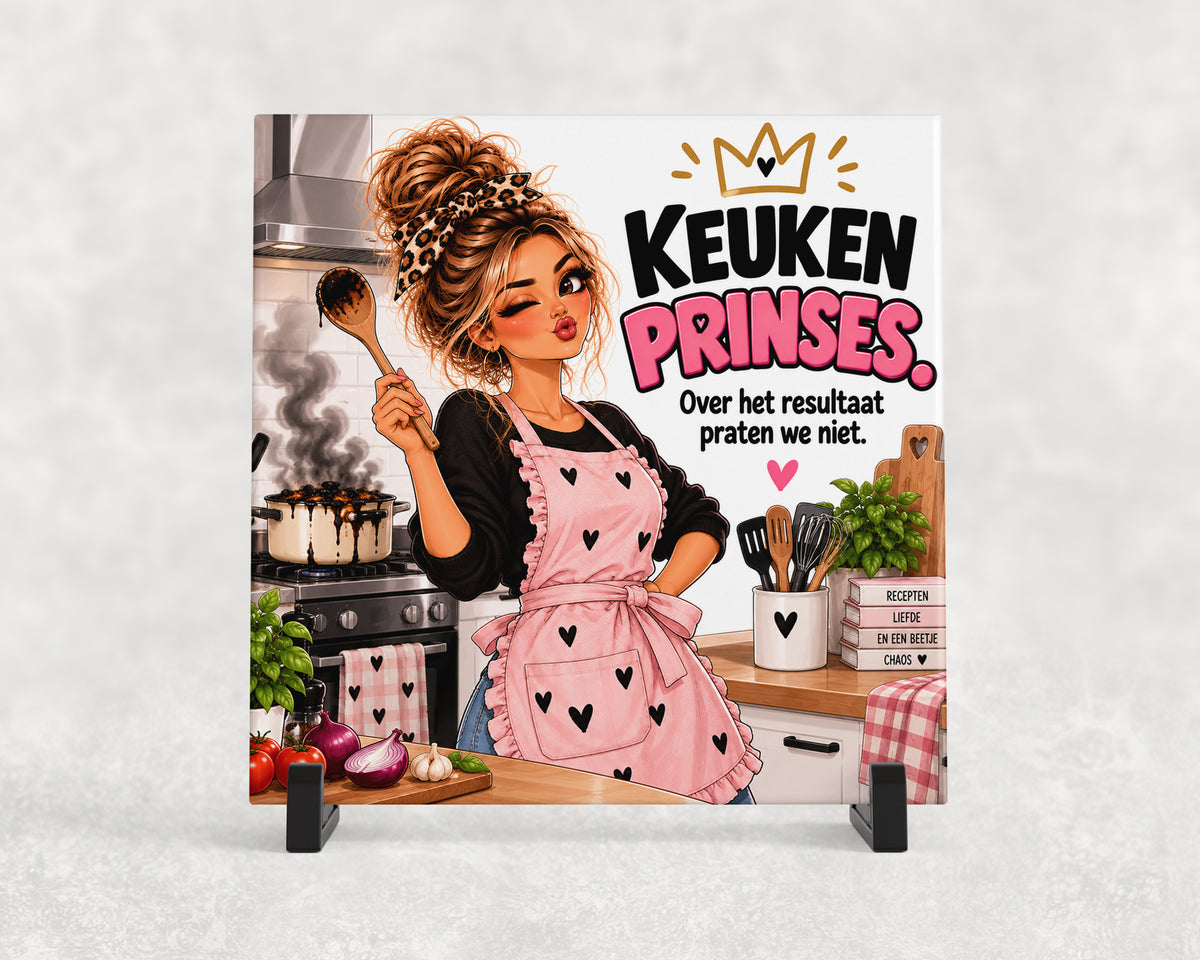 Tegeltje | Keukenprinses – Over het resultaat praten we niet