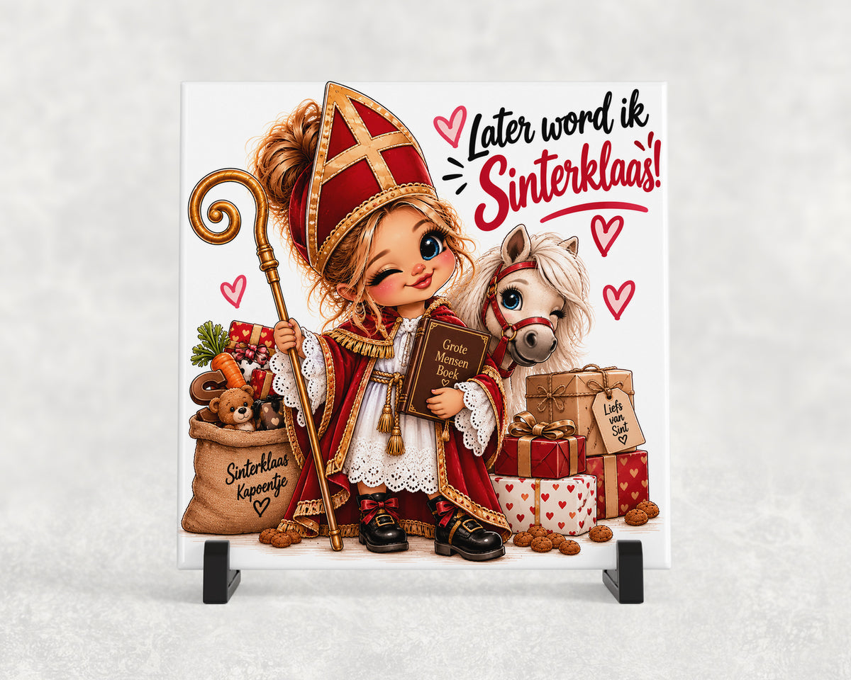 Tegeltje | Later word ik Sinterklaas!