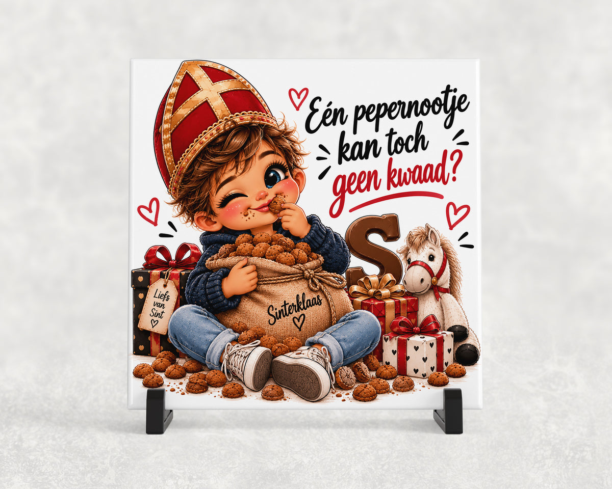 Tegeltje | Eén pepernootje kan toch geen kwaad?