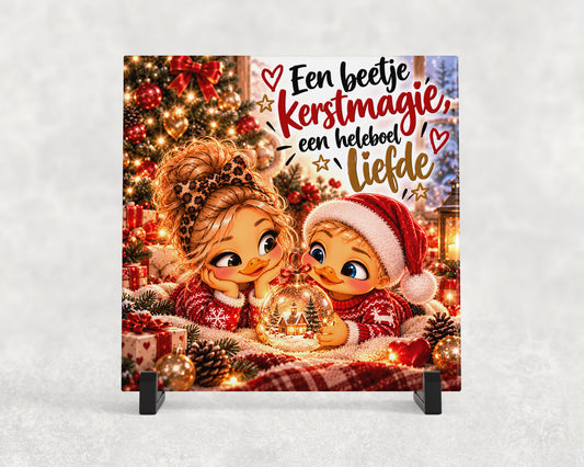 Tegeltje | Een beetje kerstmagie, een heleboel liefde