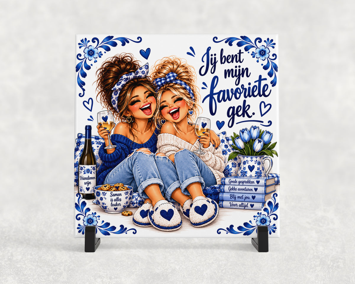 Tegeltje | Jij bent mijn favoriete gek