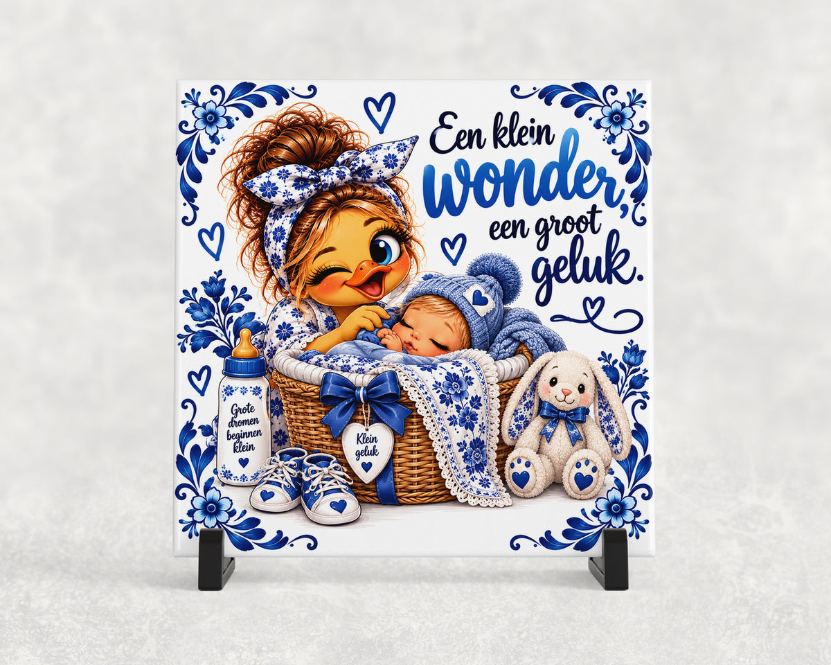 Tegeltje | Een klein wonder, een groot geluk