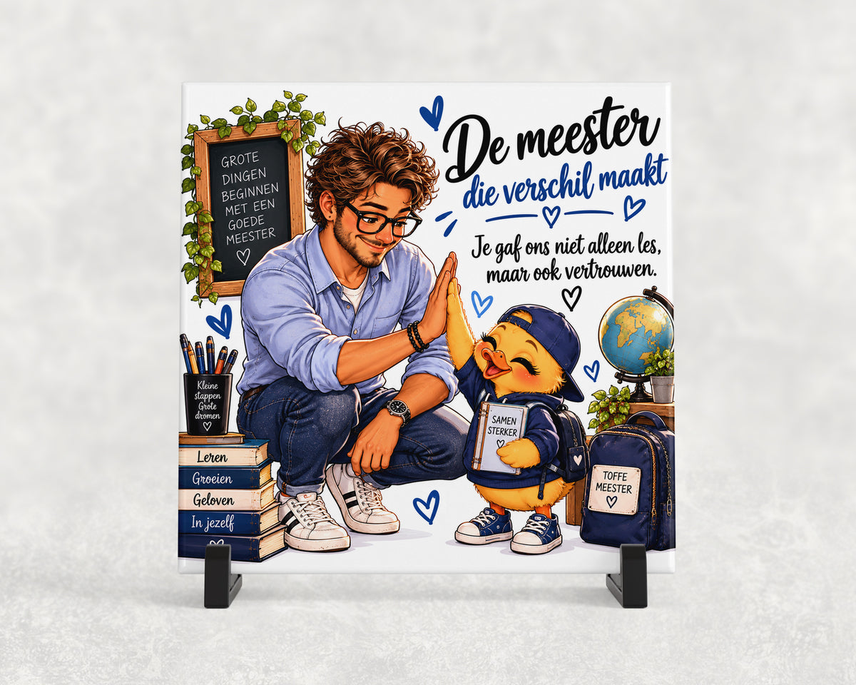 Tegeltje | De meester die verschil maakt