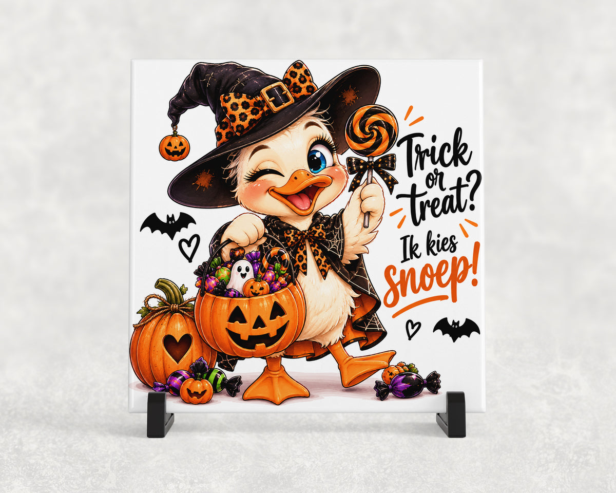 Tegeltje | Halloween – Trick or Treat? Ik kies snoep!