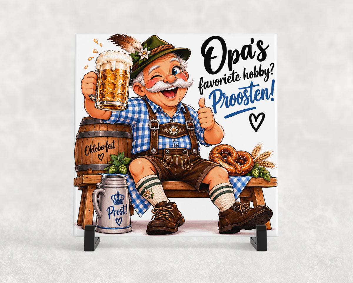 Tegeltje | Oktoberfest – Opa's favoriete hobby? Proosten!