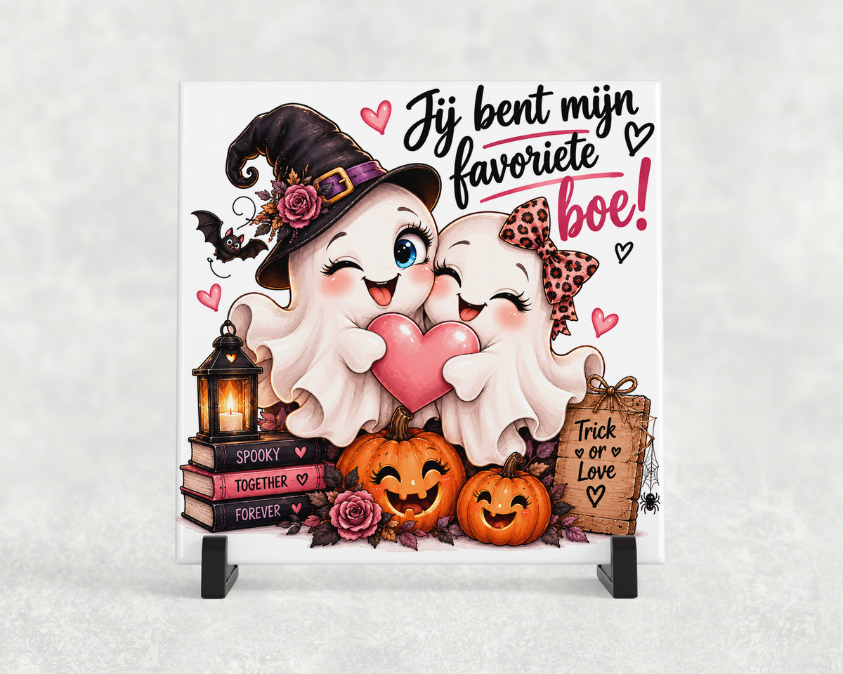 Tegeltje | Halloween – Jij bent mijn favoriete boe!