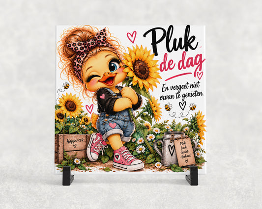 Tegeltje | Pluk de dag