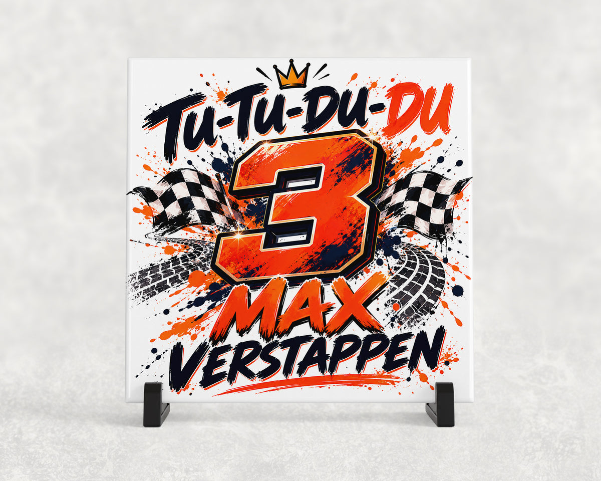 Tegeltje | Tu Tu Du Du – Max Verstappen