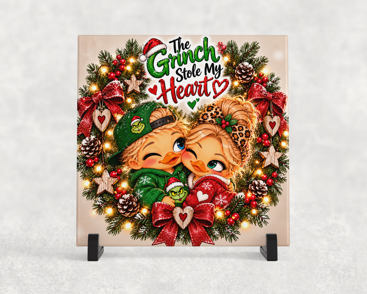 Tegeltje | The Grinch Stole My Heart