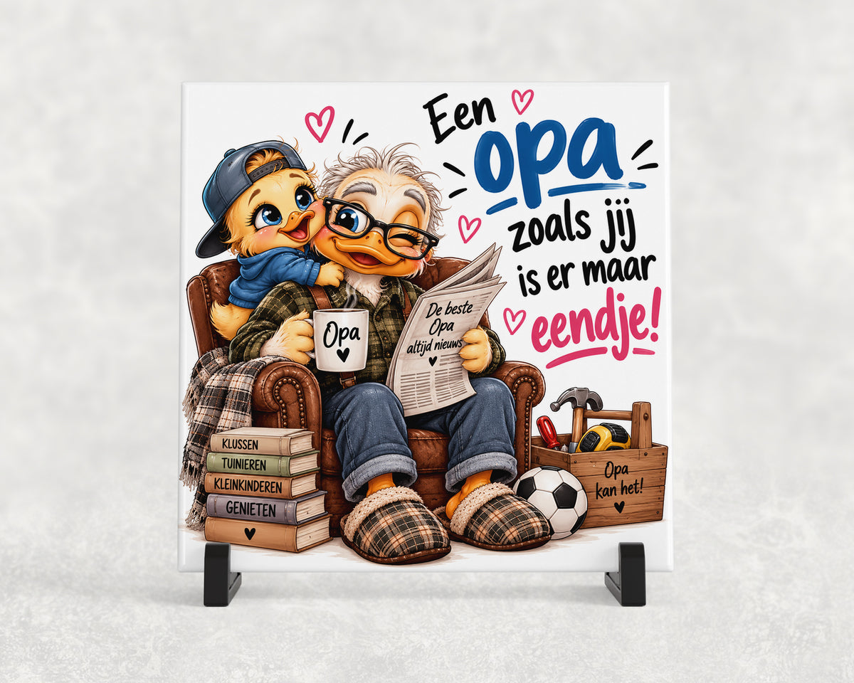 Tegeltje | Een opa zoals jij is er maar eentje