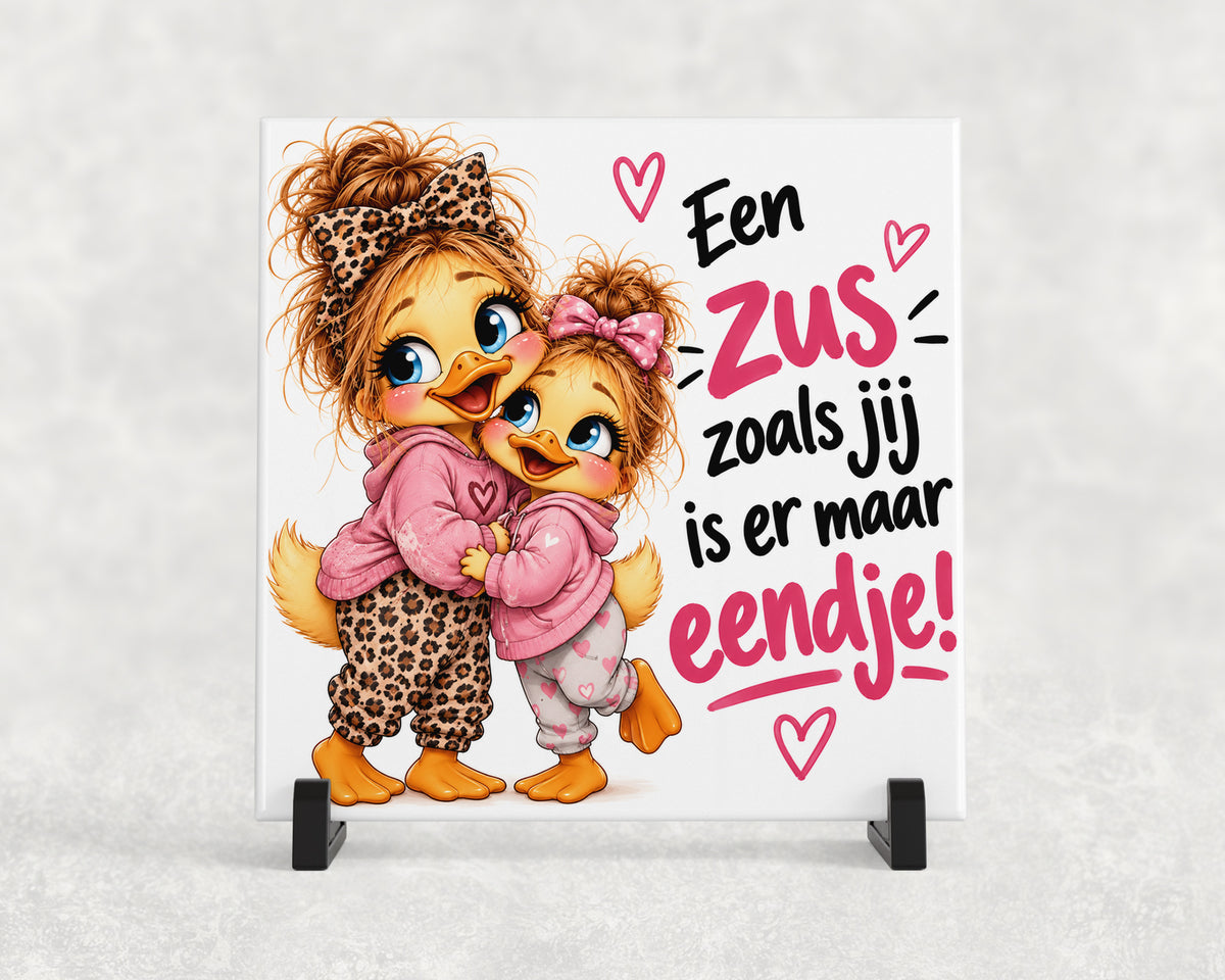 Tegeltje | Een zus zoals jij is er maar eentje
