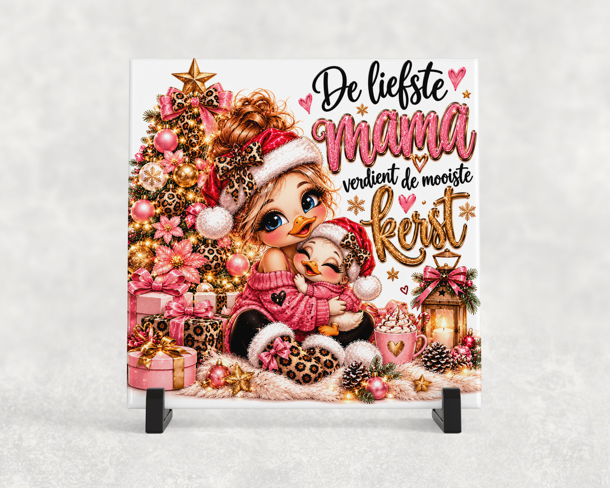 Tegeltje | De liefste mama verdient de mooiste kerst