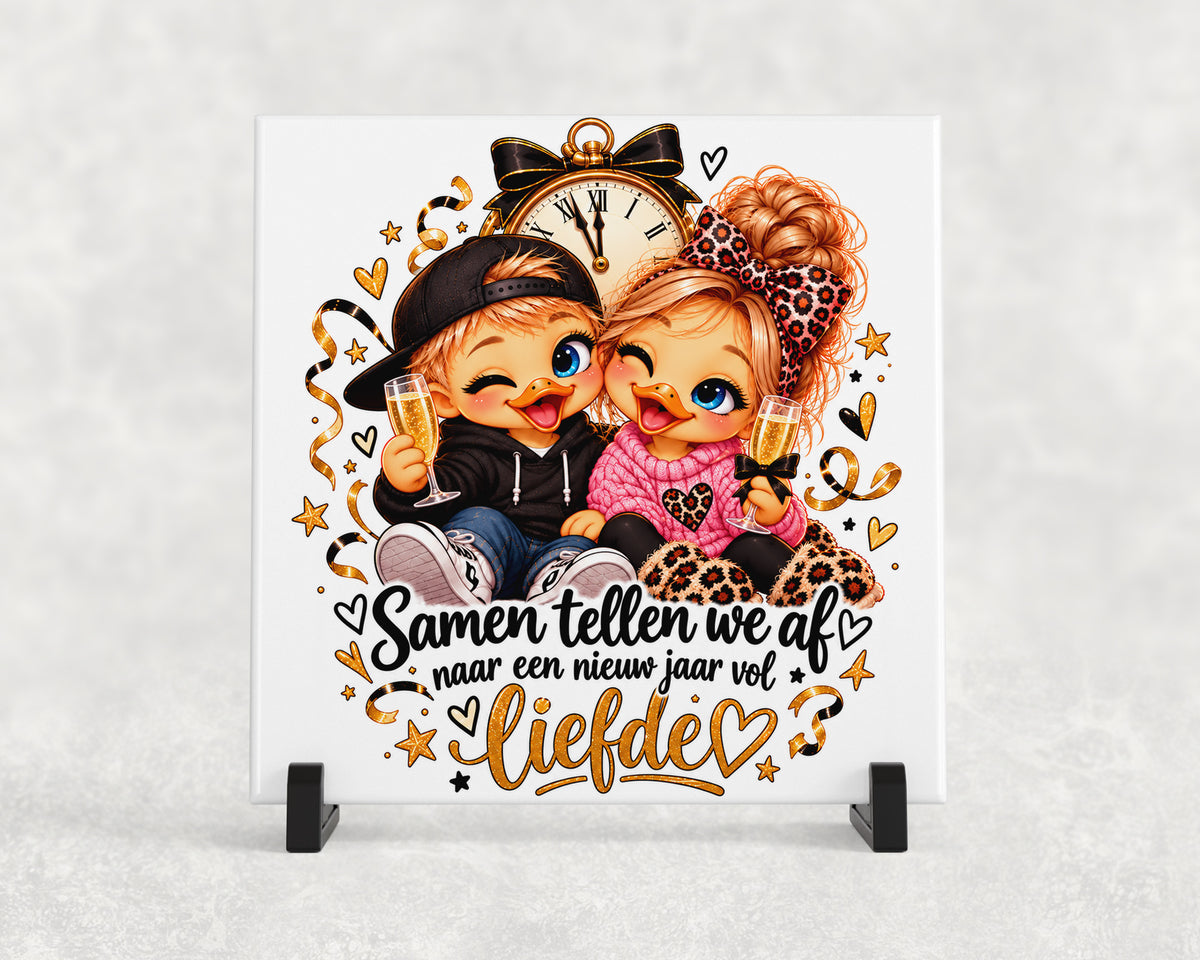 tegeltje | Samen Tellen We Af
