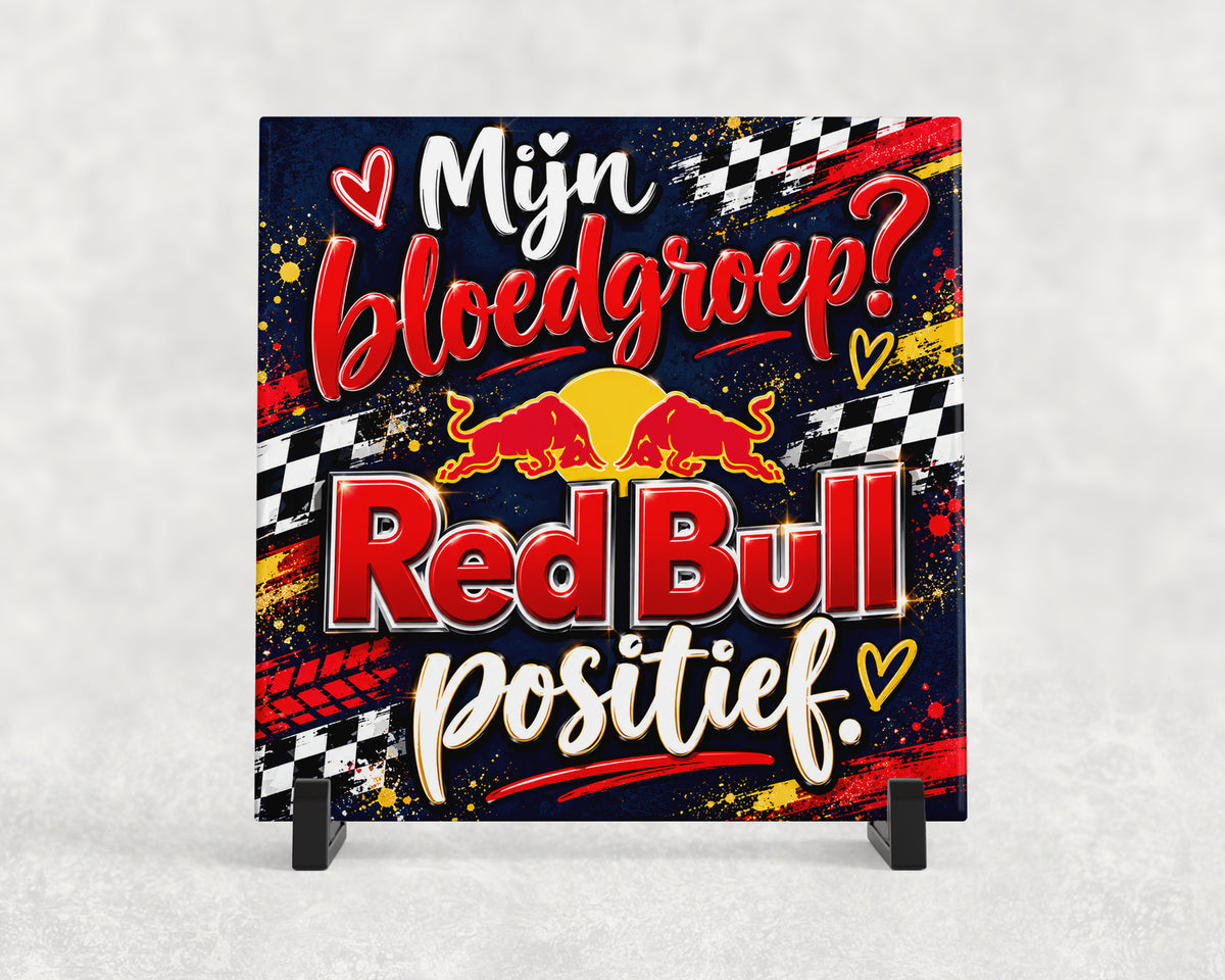 Tegeltje | Mijn Bloedgroep? Red Bull Positief