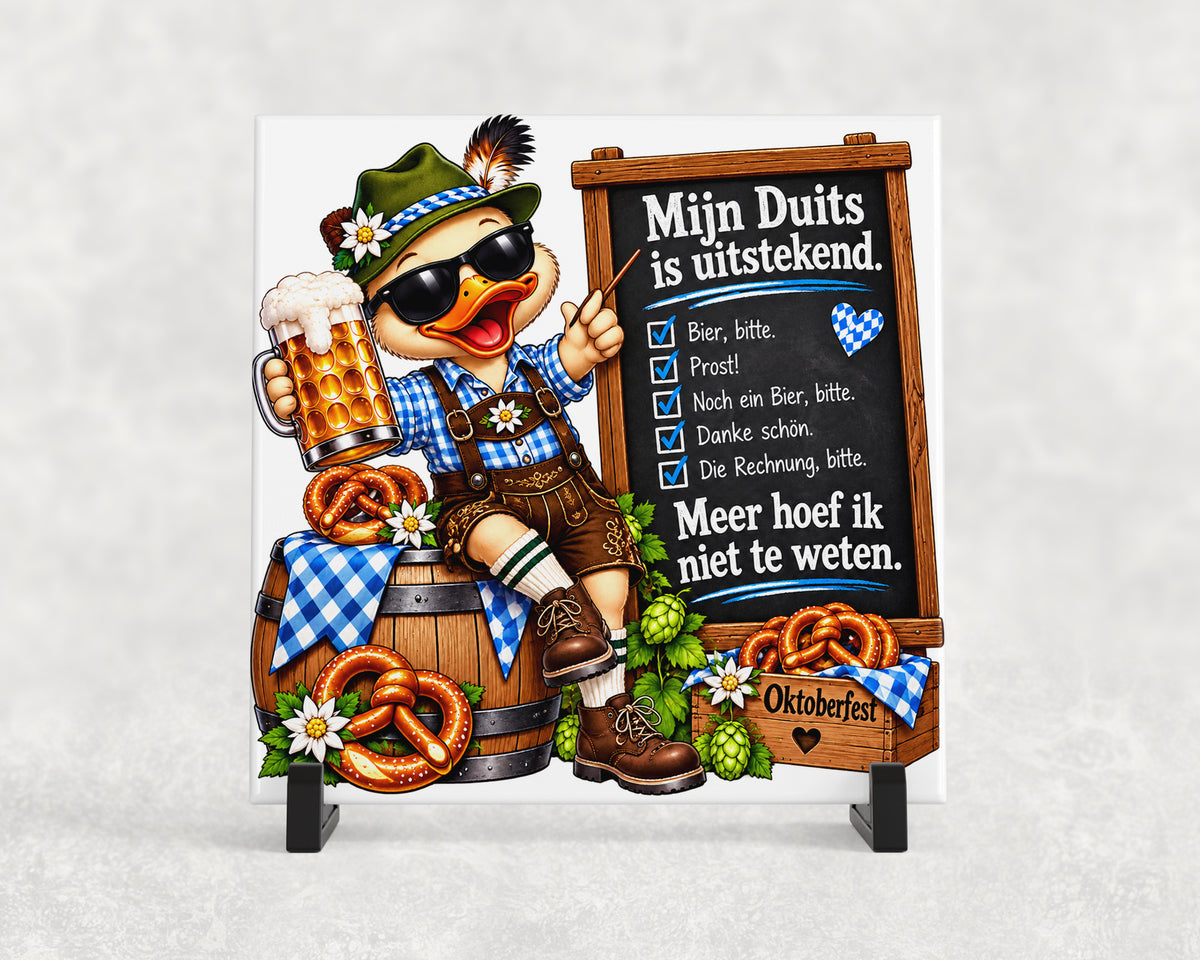 Tegeltje | Oktoberfest – Mijn Duits is uitstekend
