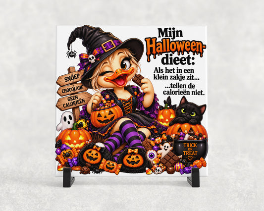 Tegeltje | Mijn Halloween-dieet – Calorieën tellen niet