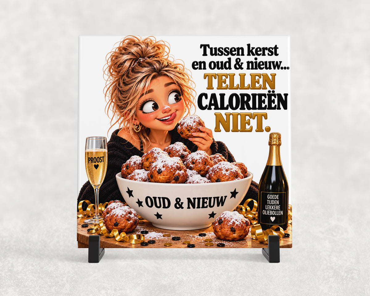 Tegeltje | Tussen kerst en oud & nieuw – Calorieën tellen niet