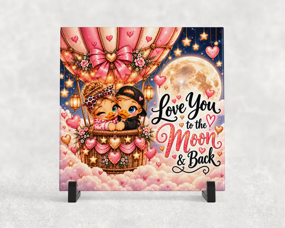 Tegeltje | Love You to the Moon & Back