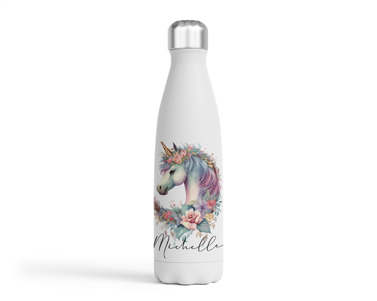 Drinkfles met naam | Unicorn