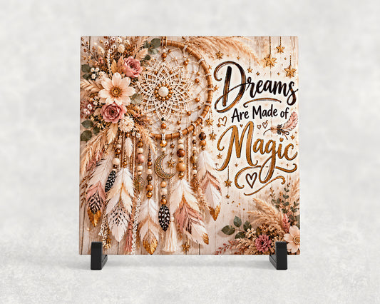 Tegeltje | Dreams Are Made of Magic – Boho Dromenvanger