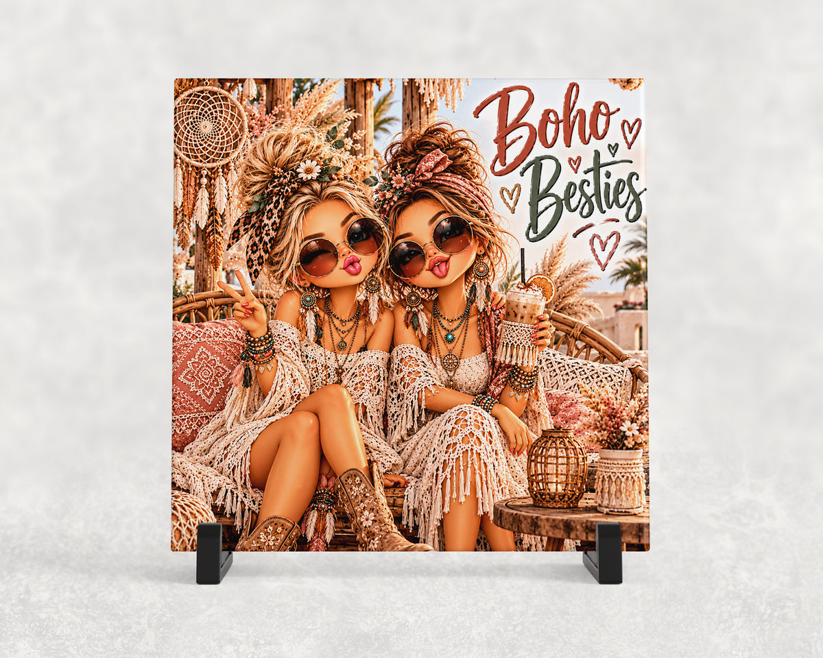 Tegeltje | Boho Besties – Vriendschap in Ibiza Stijl