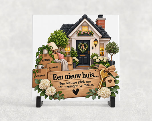 Tegeltje | Een nieuw huis – Nieuwe herinneringen